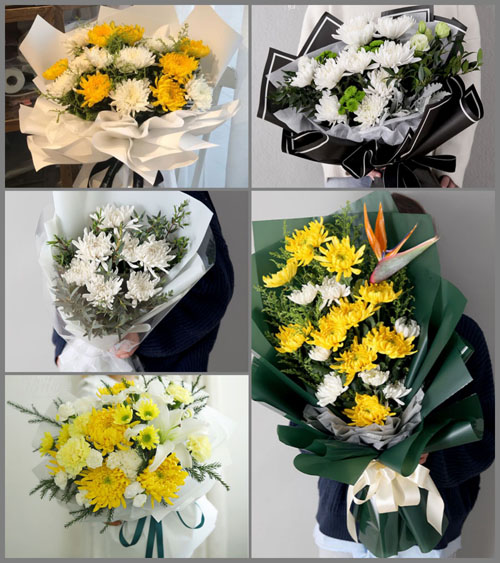 河南周口淮阳县白楼镇白事花束代送